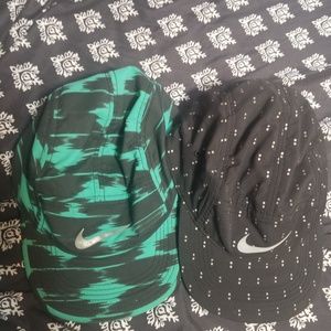 Nike running hats.